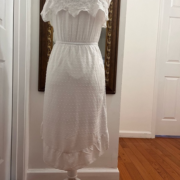 Epic Threads White Ruffled Off-Shoulder Sundress - Picture 4 of 8